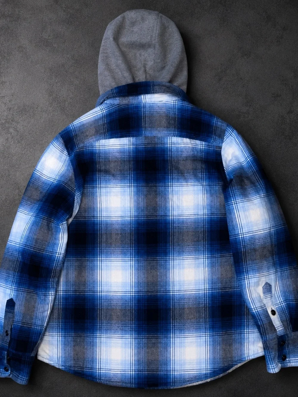 Natural Reflections Gray Sherpa-Lined Zip Jacket